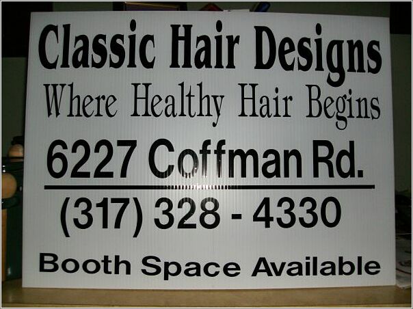 Classic Hair Sign